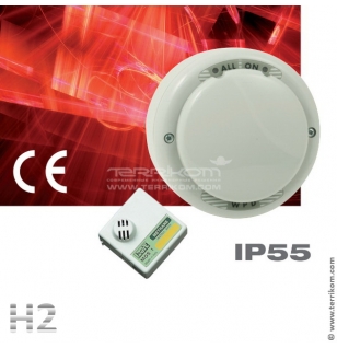 Датчик пороговый WPD со сменным сенсором MOS4 на водород (H2), аналоговый и релейный выход, 24 В