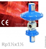 Регулятор давления газа 12,5 бар, диапазон 0,4-4 бар, версия HP, Rp 1½"х1½"