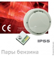 Датчик пороговый WPD со сменным сенсором MOS5 на пары бензина, аналоговый и релейный выход, 12 В